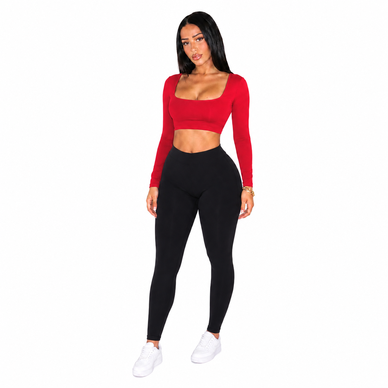 Sculpt Long Sleeve Crop Top™
