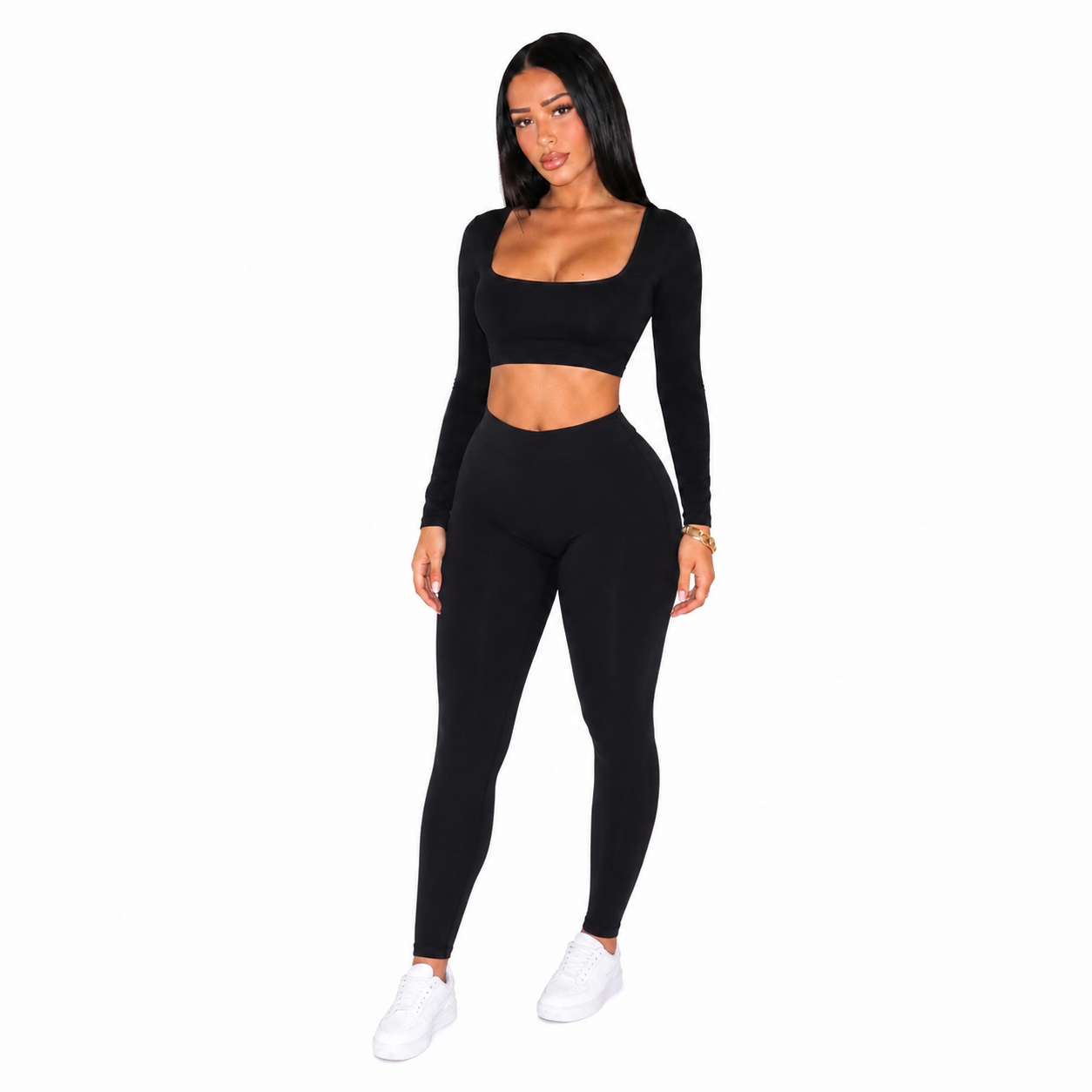 Sculpt Long Sleeve Crop Top™