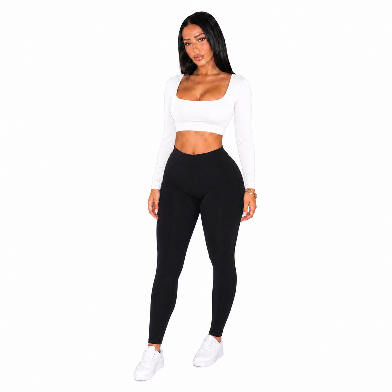 Sculpt Long Sleeve Crop Top™