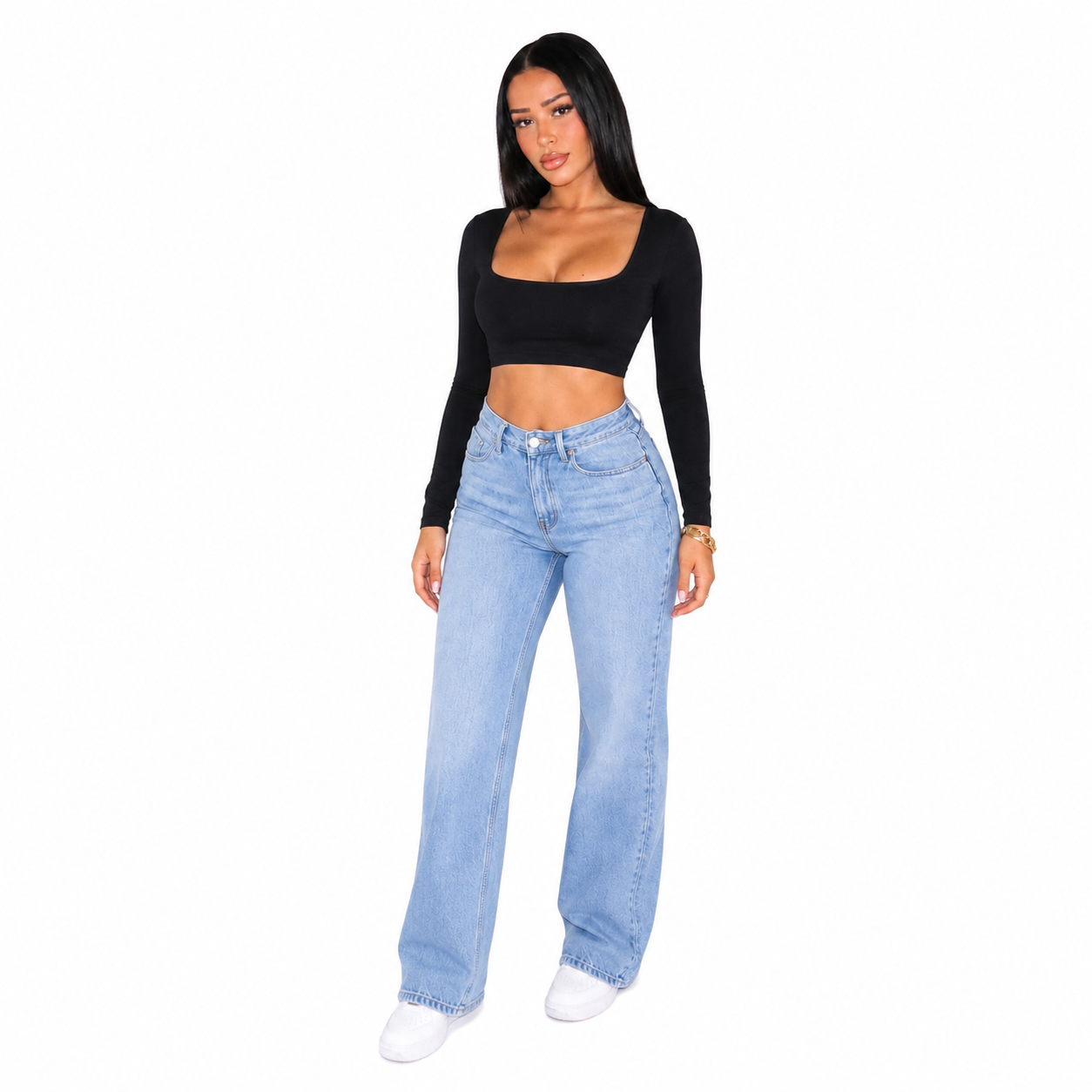 Sculpt Long Sleeve Crop Top™
